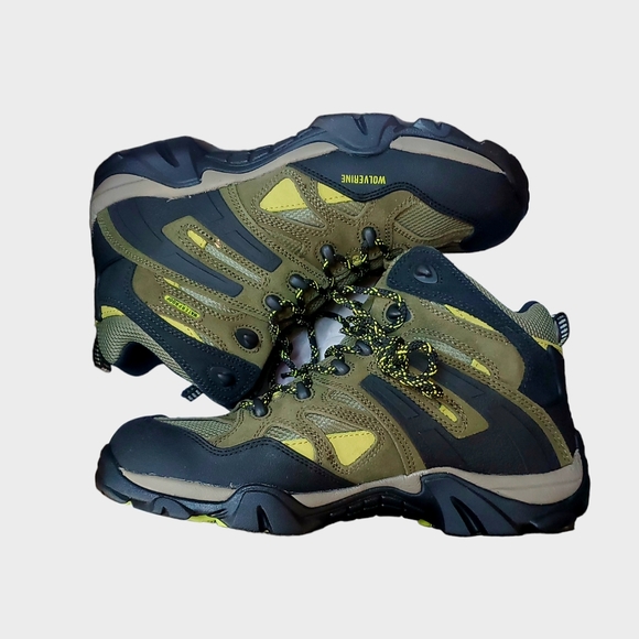 Men's Wolverine Wilderness Waterproof Hiker Boots Olive Size 11 NIB - Picture 1 of 8